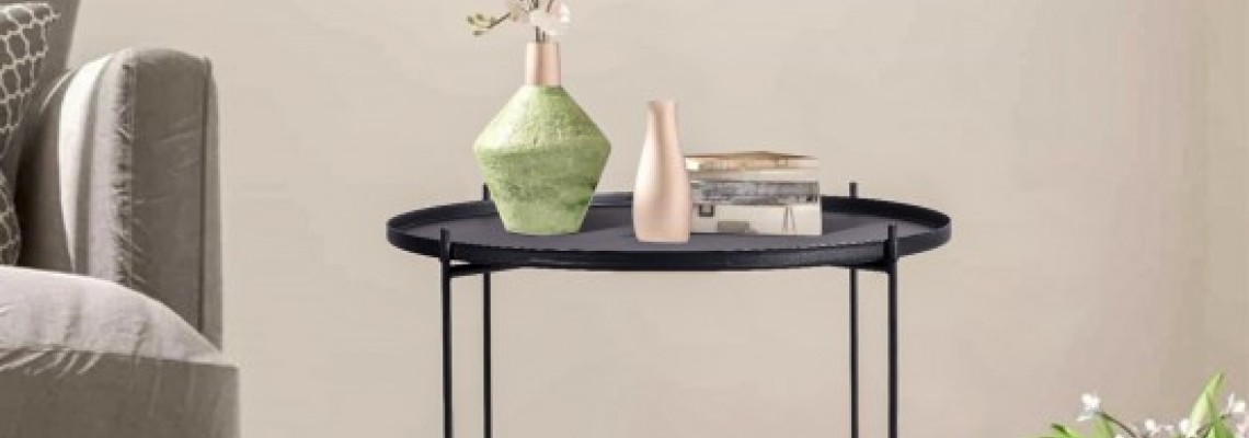 Discover the Perfect Side Table for Your Home with Topower Furniture Black Round Folding Metal Side Table Discover the Perfect Side Table for Your Home with Topower Furniture Black Round Folding Metal Side Table
