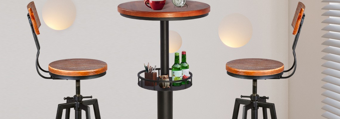 Elevate Your Dining Experience with Topower's Exquisite Wood Backrest Black Mesh Pattern Table and Chair Set Elevate Your Dining Experience with Topower's Exquisite Wood Backrest Black Mesh Pattern Table and Chair Set